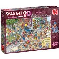 Jumbo 25015 - Wasgij Retro Destiny 6, Kinderspiel, Puzzle, 1000 Teile von Jumbo Spiele