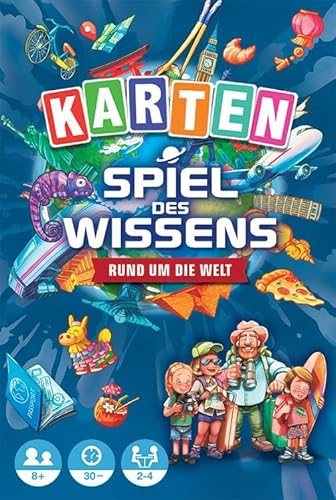 Jumbo Spiele GmbH Spiel des Wissens: Rund um die Welt Euro Hook Kartenspiel von Jumbo