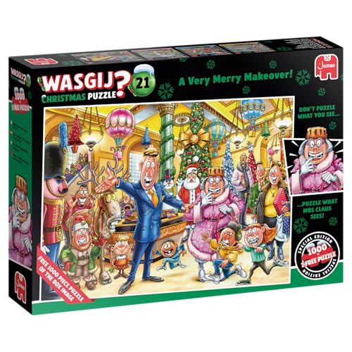 Wasgij Christmas 21 - Puzzle 2X 1000 Teile von Jumbo Spiele GmbH