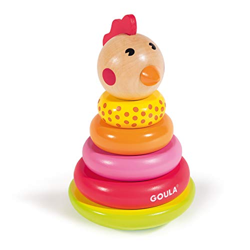 Goula D53457 - Stapel-Huhn Spiel von Goula