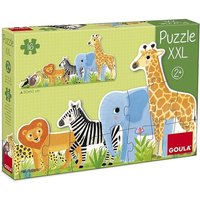 Goula - XXL-Puzzle Dschungel, von klein bis groß Goula - XXL-Puzzle Dschungel, von klein bis groß von Jumbo Spiele