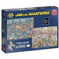 Jan van Haasteren - Das Renovierungsprojekt & Der Baumarkt (2x1000 Teile) von Jumbo Spiele