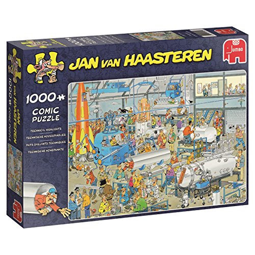 Jumbo 19050 Puzzle Jan Van Haasteren-Technische Höhepunkte, 1000 Teile von Jumbo