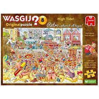 Jumbo 1110100328 - Wasgij Retro Original 8, High Tide, Flut, Puzzle, 1000 Teile von Jumbo Spiele