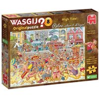 Jumbo 1110100328 - Wasgij Retro Original 8, High Tide, Flut, Puzzle, 1000 Teile von Jumbo Spiele