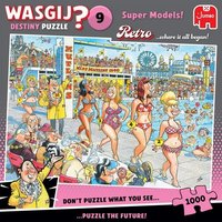 Jumbo 1110100503- Wasgij Retro Destiny 9, Super Models, Comic-Puzzle, 1000 Teile von Jumbo Spiele