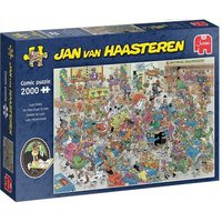Jumbo 1110100523 - Jan van Haasteren, Ludo, Mensch ärger dich nicht, Comic-Puzzle, 2000 Teile Jumbo 1110100523 - Jan van Haasteren, Ludo, Mensch ärger dich nicht, Comic-Puzzle, 2000 Teile von Jumbo Spiele