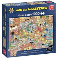Jumbo 1110100527 - Jan van Haasteren, Heiß und Heillos, Comic-Puzzle, 1000 Teile von Jumbo Spiele