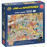 Jumbo 1110100527 - Jan van Haasteren, Heiß und Heillos, Comic-Puzzle, 1000 Teile von Jumbo Spiele
