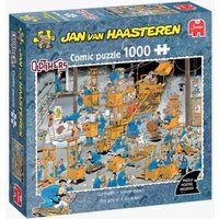 Jumbo 1110100528 - Jan van Haasteren Oldtimers, Los gehts, Comic-Puzzle, 1000 Teile von Jumbo Spiele