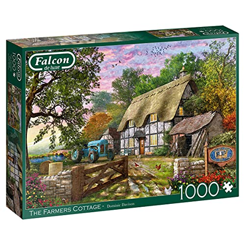 Jumbo 11278 The Farmer's Cottage Falcon de Luxe Tiere Puzzle, Mehrfarbig Jumbo 11278 The Farmer's Cottage Falcon de Luxe Tiere Puzzle, Mehrfarbig von Jumbo