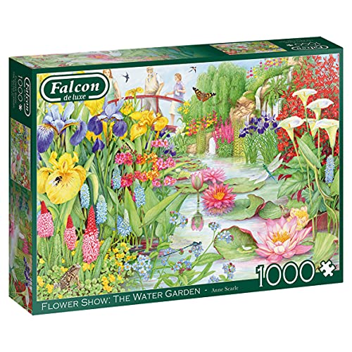 Falcon de Luxe The Flower Show: The Water Garden - 1000 Teile von Jumbo