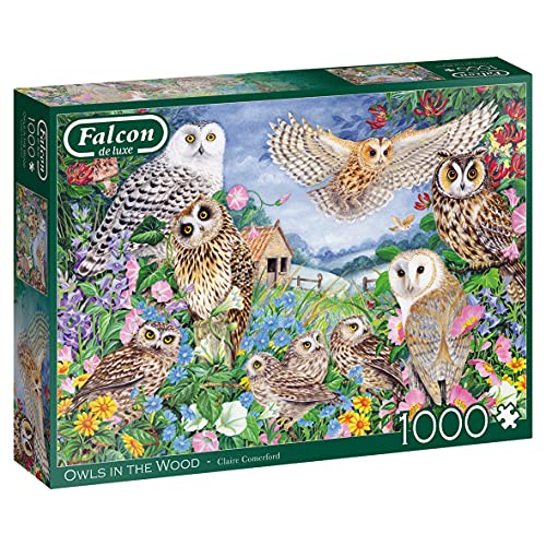 Jumbo 11286 The Wood-1000 Teile Owl Puzzlespiel, Mehrfarben Jumbo 11286 The Wood-1000 Teile Owl Puzzlespiel, Mehrfarben von Jumbo