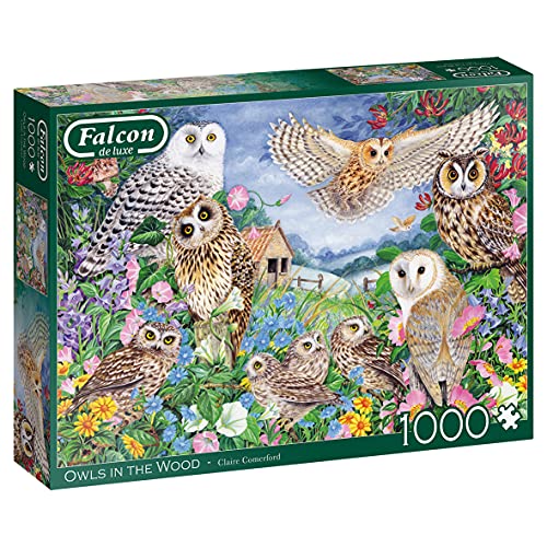 Jumbo 11286 The Wood-1000 Teile Owl Zubehör, Mehrfarben von Jumbo