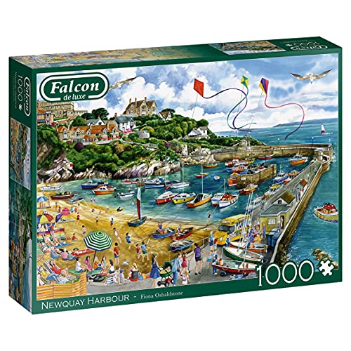Jumbo 11290 Newquay Harbour-1000 Teile Falcon de Luxe Hummer Puzzlespiel, Mehrfarben Jumbo 11290 Newquay Harbour-1000 Teile Falcon de Luxe Hummer Puzzlespiel, Mehrfarben von Jumbo