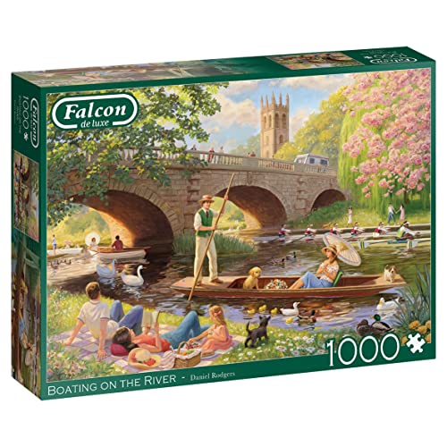 Jumbo Spiele 11348 Boating on The River 1000 Teile Puzzlespiel, Mehrfarbig, Einheitsgröße Jumbo Spiele 11348 Boating on The River 1000 Teile Puzzlespiel, Mehrfarbig, Einheitsgröße von Jumbo