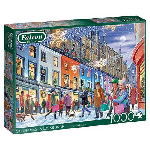 Falcon 11353 Christmas in Edinburgh 1000 Teile Puzzlespiel, Mehrfarbig, Einheitsgröße Falcon 11353 Christmas in Edinburgh 1000 Teile Puzzlespiel, Mehrfarbig, Einheitsgröße von Jumbo