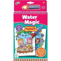 Jumbo 1150400352 - Galt, Water Magic Feen & Meerjungfrauen inkl. Wasserstift, magisches Malblock von Jumbo Spiele