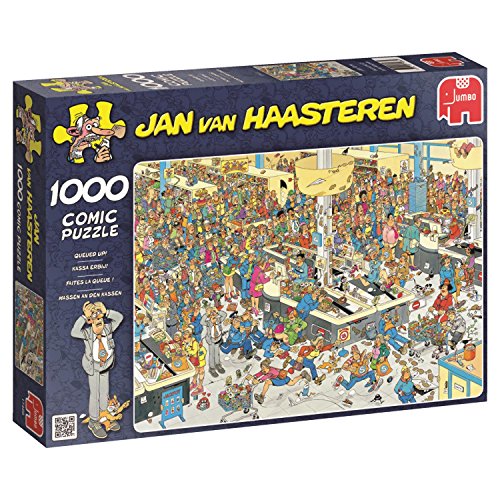 Jumbo 17466 - Jan van Haasteren - Massen an den Kassen - 1000 Teile von Jumbo