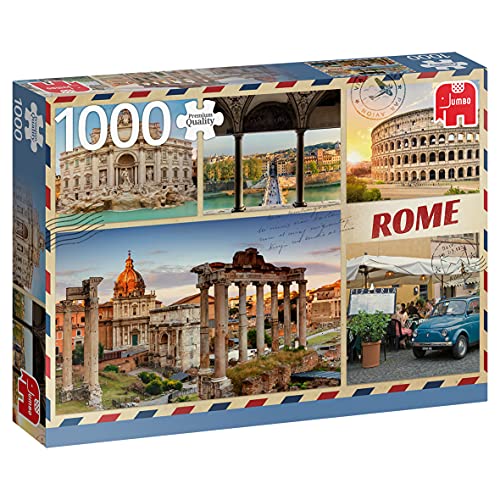 Jumbo 18862 Grüße aus Rom-1000 Teile Disney Zubehör, Mehrfarben von Jumbo