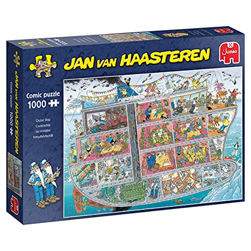 Jumbo Spiele Jan van Haasteren Kreuzfahrtschiff - Puzzle 1000 Teile von Jumbo Spiele