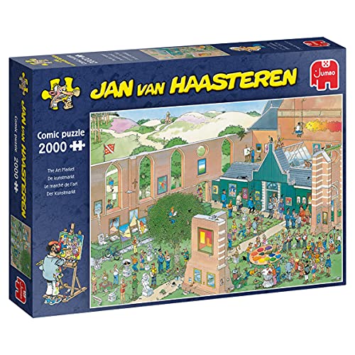 Jumbo Spiele Jan van Haasteren Der Kunstmarkt - Puzzle 2000 Teile von Jumbo