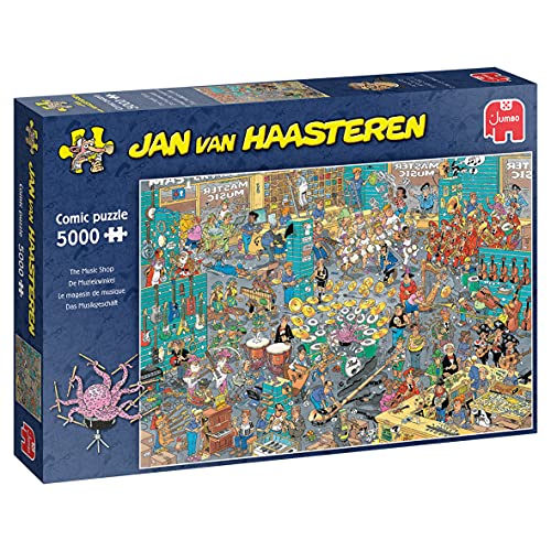 Jumbo Spiele Jan van Haasteren Der Musik Shop - Puzzle 5000 Teile von Jumbo Spiele