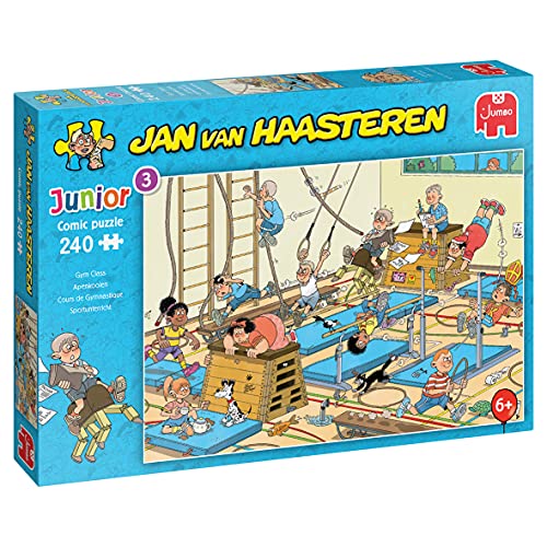 Jan van Haasteren Jumbo Spiele Jan van Haasteren Junior Sportunterricht - Puzzle für Kinder ab 6 Jahren - Puzzle 240 Teile von Jan van Haasteren