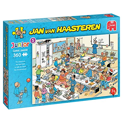 Jumbo Spiele Jan van Haasteren Junior Klassenzimmer - Puzzle 360 Teile - Puzzle ab 7 Jahren von Jumbo Spiele