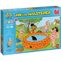 Jumbo 20078 - Jan van Haasteren, Planschbecken-Steiche, Comic-Puzzle, 150 Teile von Jumbo Spiele