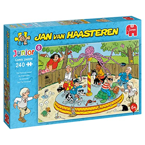 Jan van Haasteren Jumbo Spiele Jan van Haasteren Junior Karussell - Puzzle 240 Teile - Puzzle ab 6 Jahren, Mehrfarbig, 20079 von Jan van Haasteren