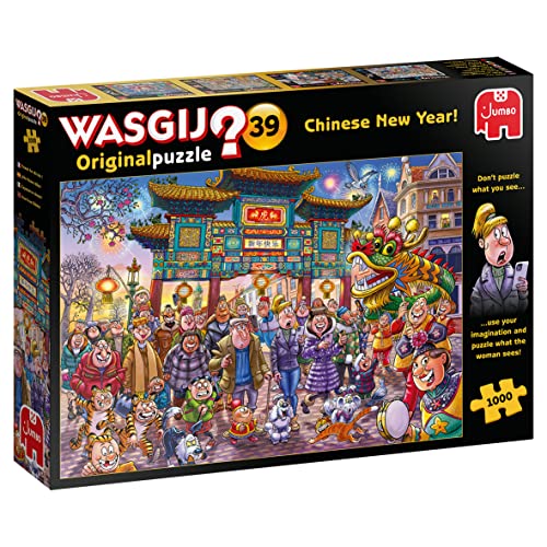 Wasgij, Original 39 - Chinesisches Neujahrsfest!, Puzzle 1000 Teile Erwachsene Wasgij, Original 39 - Chinesisches Neujahrsfest!, Puzzle 1000 Teile Erwachsene von Jumbo