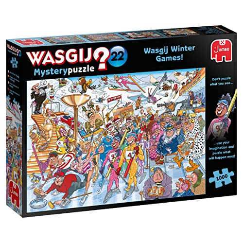Jumbo Spiele Wasgij Mystery 22 Wasgij Winterspiele - Puzzle 1000 Teile von Jumbo