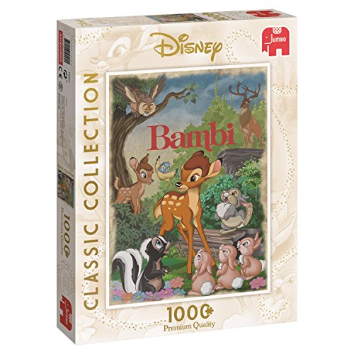 Jumbo Puzzles 19491 Classic Collection Bambi, Disney Puzzle, 1.000 Teile, Mehrfarbig von Jumbo Puzzles