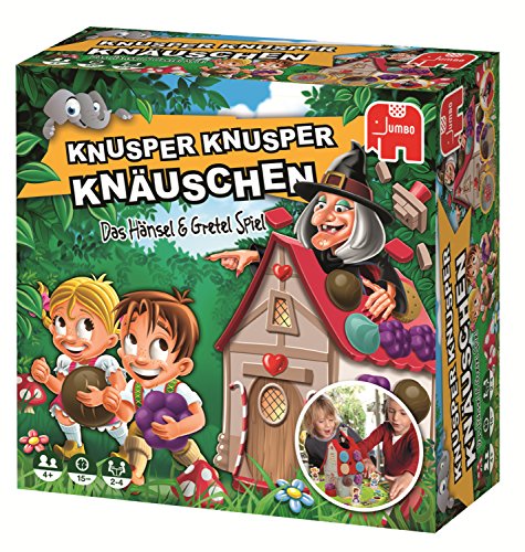 Jumbo Spiele Knusper Knusper Knäuschen - Das Hänsel & Gretel Kinderspiel - ab 4 Jahren von Jumbo