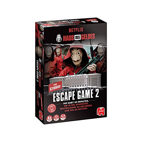 Jumbo Spiele Haus des Geldes Escape Game 2 - Das Escape Room Spiel für 1-8 Spieler ab 14 Jahren von Jumbo