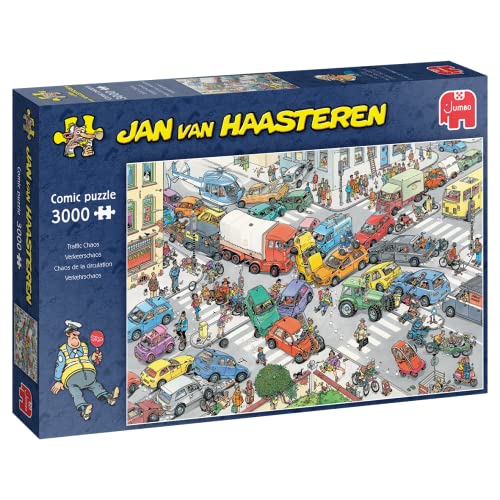 Jan van Haasteren Jumbo Spiele Jan van Haasteren Verkehrschaos 3000 Teile - Puzzle für Erwachsene von Jan van Haasteren