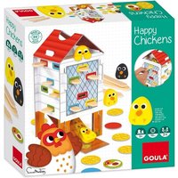 Goula 53170 - Happy Chickens, Fröhliche Küken, Geschicklichkeitsspiel von Jumbo Spiele
