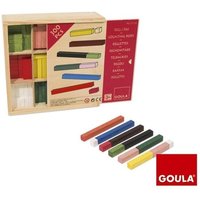 Goula 51106 - Rechenstäbe, 300 Teile, Holzbox von Jumbo Spiele