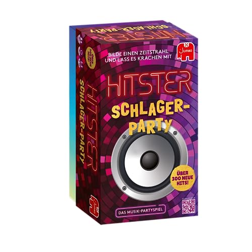 Jumbo Spiele Hitster Schlagerparty, Ein Party- und Kartenspiel für Erwachsene und Familien - 2 bis 10 Spieler ab 16 Jahren Deutsch von Jumbo