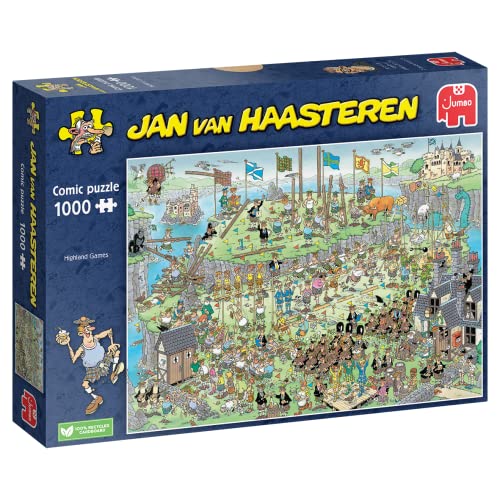 Jan van Haasteren Jumbo Spiele Jan van Haasteren Highland-Games 1000 Teile - Puzzle für Erwachsene von Jan van Haasteren