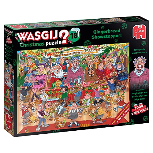 Wasgij, Christmas 18 - Lebkuchen Showstopper!, Puzzle 1000 Teile Erwachsene Wasgij, Christmas 18 - Lebkuchen Showstopper!, Puzzle 1000 Teile Erwachsene von Jumbo