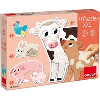Goula - XXL-Puzzle Tiermütter und ihre Babys von Jumbo Spiele