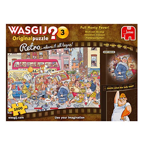Jumbo Spiele JUM19167 - Wasgij Retro Original 3 Puzzle (1000 Teile) von Jumbo
