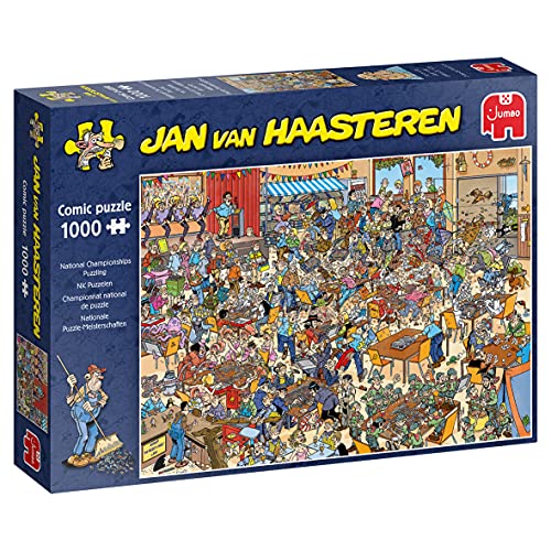Jumbo Spiele Jan van Haasteren Puzzle 1000 Teile – Puzzle-Meisterschaften – ab 12 Jahren – Comic Puzzle von Jumbo