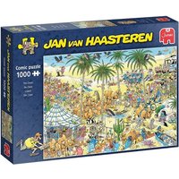 Jumbo 20048 - Jan van Haasteren, Die Oase, Comic-Puzzle, 1000 Teile von Jumbo Spiele