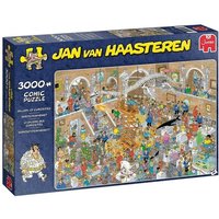 Jumbo 20031 - Jan van Haasteren, Kuriositätenkabinett, Comic-Puzzle, 3000 Teile von Jumbo Spiele