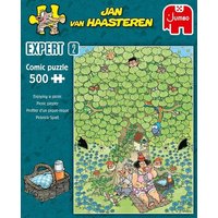 Jumbo 20090 - Jan van Haasteren, Picknick-Spaß, Expert 2, Comic-Puzzle, 500 Teile von Jumbo Spiele