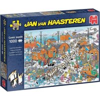 Jumbo 20038 - Jan van Haasteren, Expedition zum Südpol, Comic-Puzzle, 1000 Teile von Jumbo Spiele