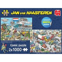 Jumbo Spiele - Jan van Haasteren - Verkehrschaos & TBD, 2x 1000 Teile Jumbo Spiele - Jan van Haasteren - Verkehrschaos & TBD, 2x 1000 Teile von Jumbo Spiele